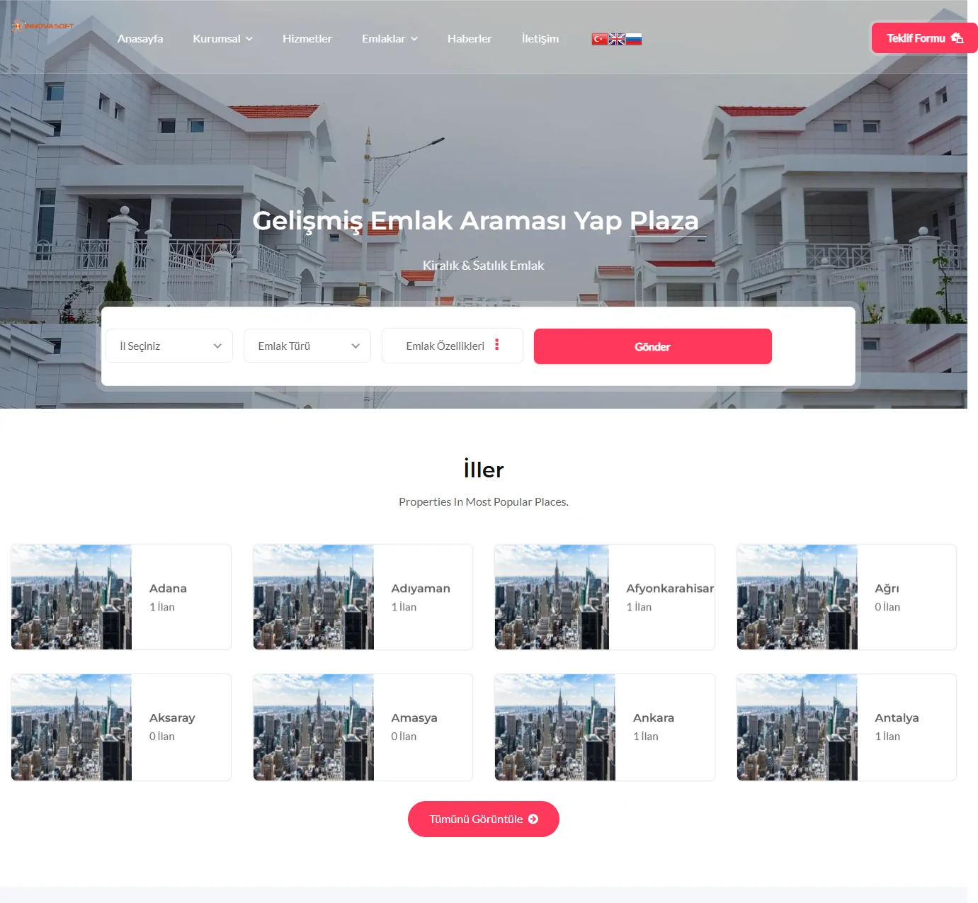 ADVANCED REAL ESTATE WEBSITE SOFTWARE