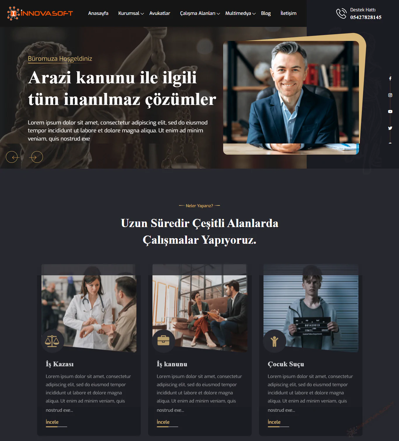 ADVANCED LAW FIRM WEBSITE SOFTWARE